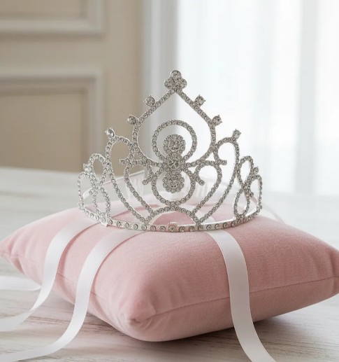👑✨ Diadema Tiara Para Niñas Y Adolescentes Plateado💖🎀 - Image 11