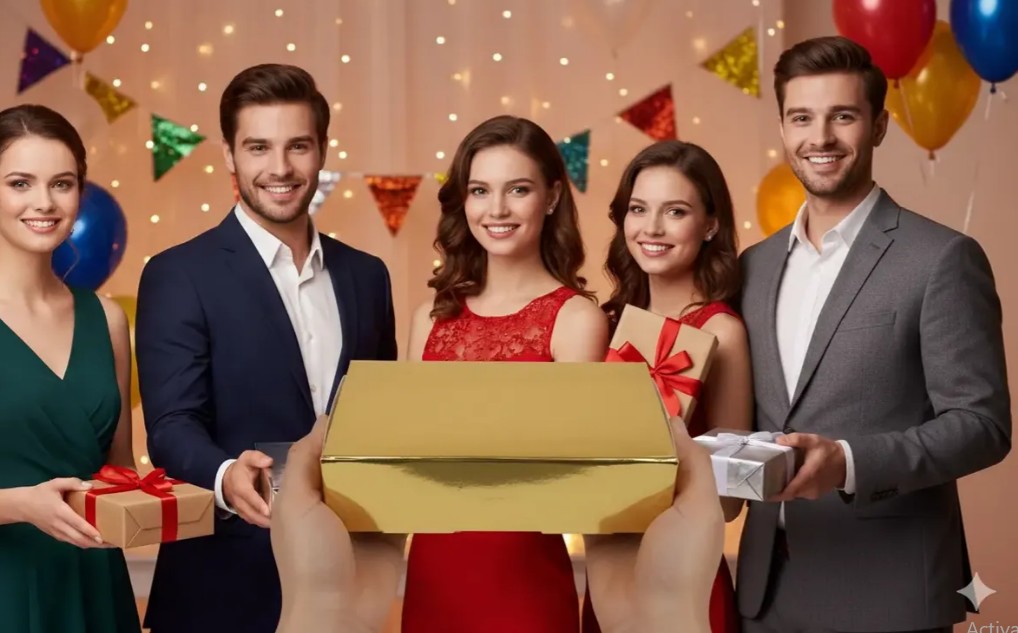 🎁✨ Caja Para Detalles Especiales Metalizada Con Tapa Dorada💝🎀 - Image 2