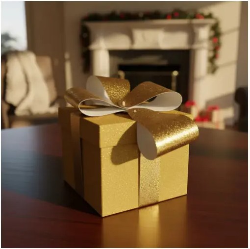 🎁✨ Caja De Regalo Armable 15 x 15 x 15 cm Dorada💝📦 - Image 2