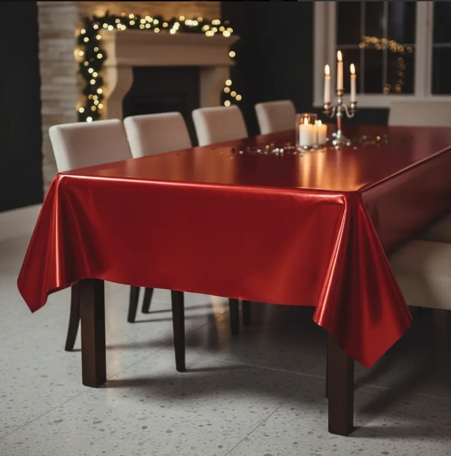 ✨🎉 Mantel Espejo Para Fiestas y Ocasiones Especiales Rojo💍🎂 - Image 4