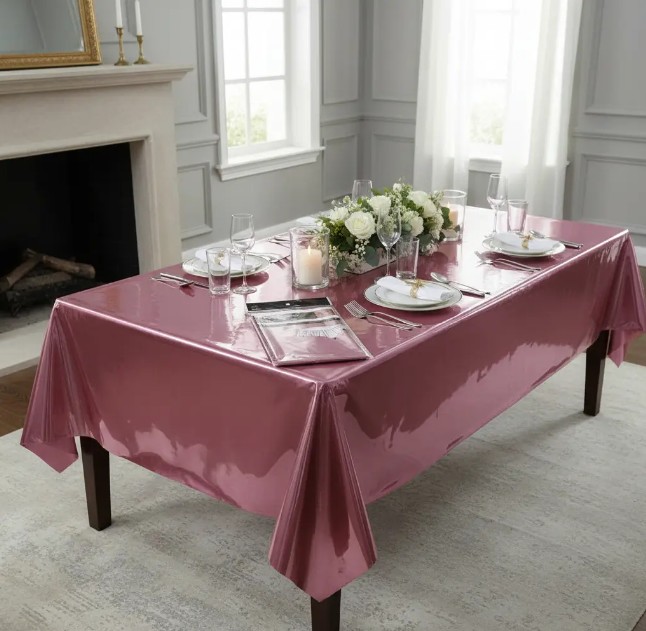 ✨🎉 Mantel Espejo Para Fiestas y Ocasiones Especiales Rosa Oscuro💍🎂 - Image 3
