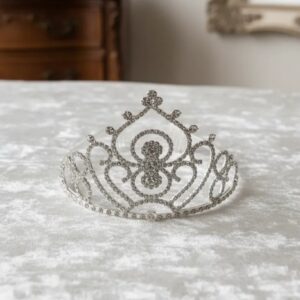 👑✨ Diadema Tiara Para Niñas Y Adolescentes Plateado💖🎀