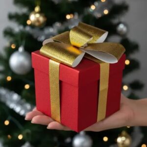 🎁✨ Caja De Regalo Armable 15 x 15 x 15 cm Rojo💝📦