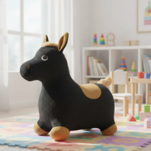 🐴🎈 Animal Saltarín Con Pijama Caballito Negro Ref. 336 🌈✨