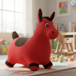 🐴🎈 Animal Saltarín Con Pijama Caballito Rojo Ref. 336 🌈✨