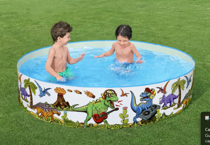 🦕💦 Piscina Rígida Bestway Alberca Infantil Dinosaurios 183 x 38 cm 🌞 - Image 6