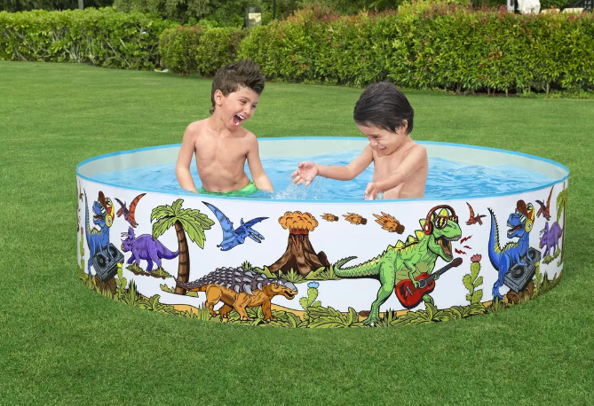 🦕💦 Piscina Rígida Bestway Alberca Infantil Dinosaurios 183 x 38 cm 🌞 - Image 5