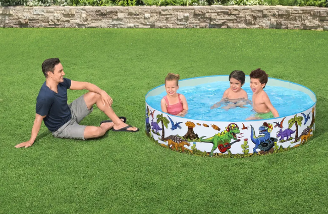 🦕💦 Piscina Rígida Bestway Alberca Infantil Dinosaurios 183 x 38 cm 🌞 - Image 3