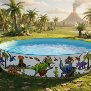 🦕💦 Piscina Rígida Bestway Alberca Infantil Dinosaurios 183 x 38 cm 🌞