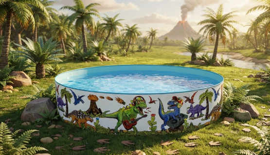 🦕💦 Piscina Rígida Bestway Alberca Infantil Dinosaurios 183 x 38 cm 🌞