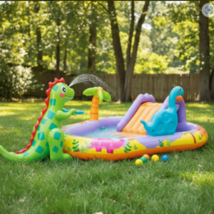 🦖🌴 Piscina Inflable Intex Dino Park Centro De Juegos 💦☀️