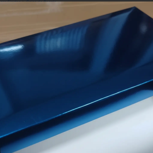 🎁✨ Caja De Regalo Metalizada Con Tapa Elegante Azul💝🎀 - Image 3
