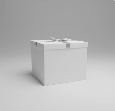 🎁✨ Caja De Regalo Mediana Con Cinta Decorativa Blanca💝🎀 - Image 3