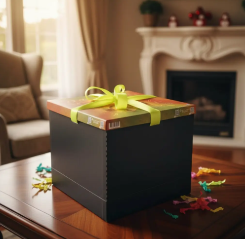 🎁✨ Caja De Regalo Mediana Con Cinta Decorativa ¡Felicidades En Tu dia!💝🎀 - Image 5