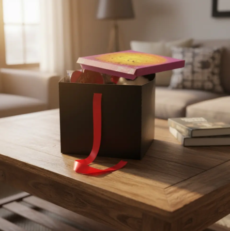 🎁✨ Caja De Regalo Mediana Con Cinta Decorativa ¡Te Amo Hasta El Infinito!💝🎀 - Image 5