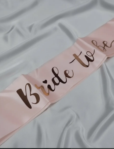 👰✨ Corona Tiara y Banda Bride To Be Para Despedida De Soltera Oro Rosa💍🎉 - Image 5