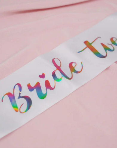 👰✨ Corona Tiara y Banda Bride To Be Para Despedida De Soltera Plateado💍🎉 - Image 3
