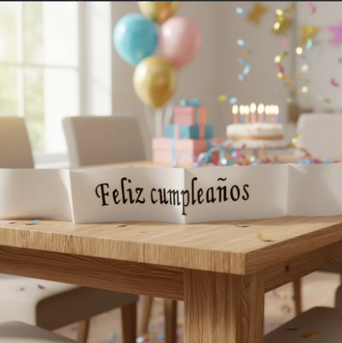 🎉🎂 Banda Corporal Feliz Cumpleaños Blanco🎀✨ - Image 7