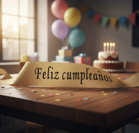 🎉🎂 Banda Corporal Feliz Cumpleaños Oro Rosa🎀✨ - Image 9