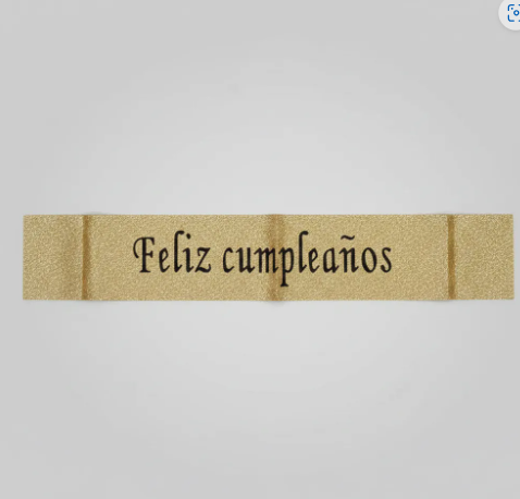 🎉🎂 Banda Corporal Feliz Cumpleaños Oro Rosa🎀✨ - Image 2