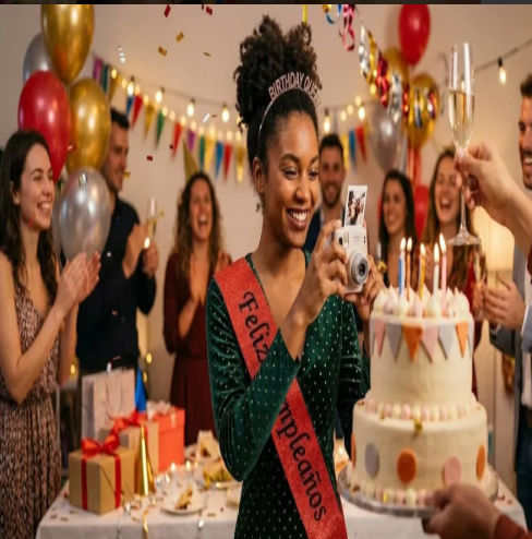 🎉🎂 Banda Corporal Feliz Cumpleaños Roja🎀✨ - Image 11