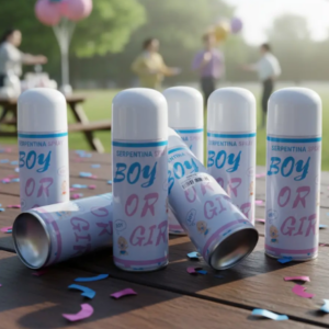 💙🩷 Espuma Revelación De Género Spray Azul o Rosa 250 ml Rosado🎉👶