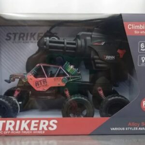 🚙Carro Strikers Control Remoto Todo Terreno | 6 Ruedas Rojo🚙