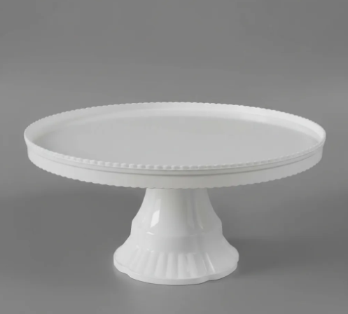 🍰✨ Base Decorativa Para Torta Con Pedestal Y Borde Perlado ✨