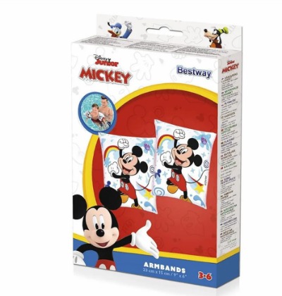 🌊☀️ COMBO 3 EN 1 BESTWAY – BRAZOS + ARO + PELOTA Mickey🎈🏖️ - Image 2