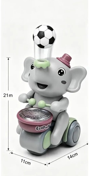 🐘🎵 JUGUETE MUSICAL ELEFANTE CON PELOTAS 🎈✨ - Image 2