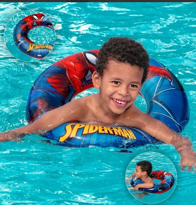 🌊☀️ COMBO 3 EN 1 BESTWAY – BRAZOS + ARO + PELOTA Spiderman🎈🏖️ - Image 9
