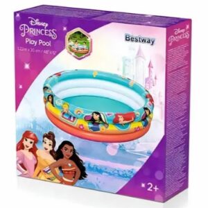 🏊‍♀️👑 Piscina Inflable Infantil Redonda Princesas Bestway 122 x 30 cm 💦✨