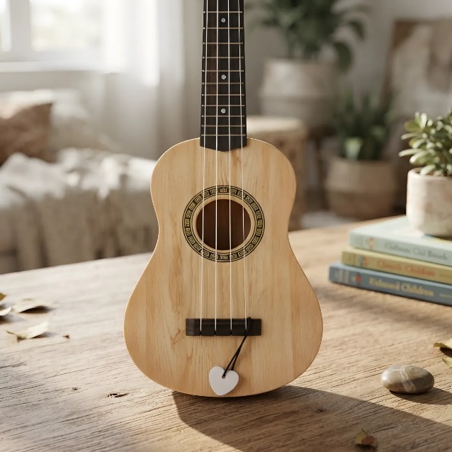🎸🎶Guitarra De Juguete Musical Tipo Ukelele Para Niños Claro🎸🎶 - Image 7