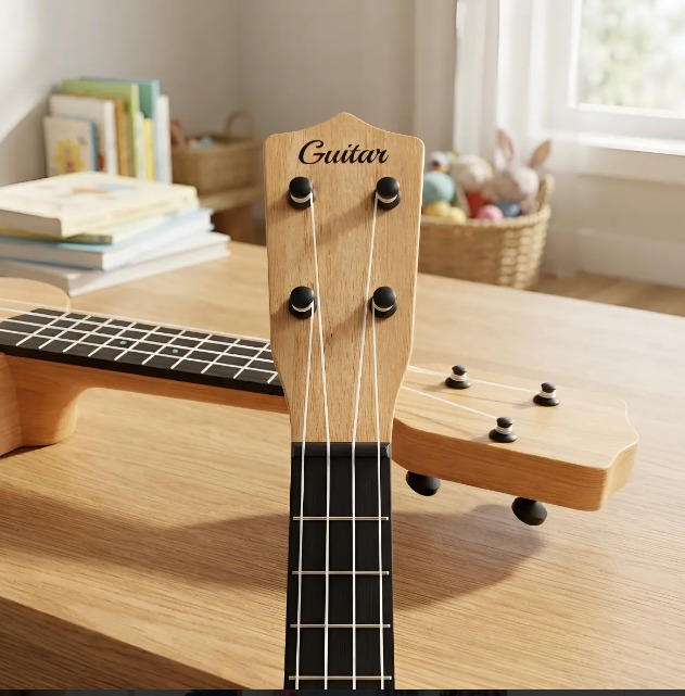 🎸🎶Guitarra De Juguete Musical Tipo Ukelele Para Niños Claro🎸🎶 - Image 5