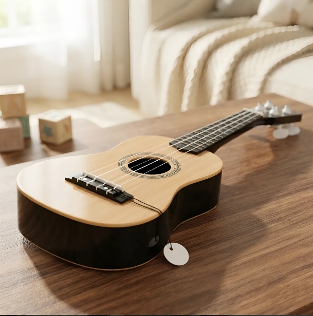 🎸🎶Guitarra De Juguete Musical Tipo Ukelele Para Niños Claro🎸🎶 - Image 4