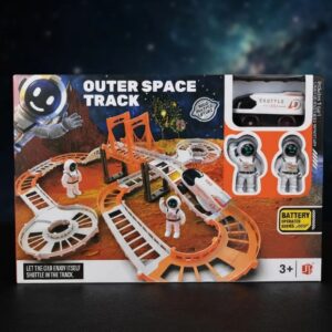 🚀🚂 Pista De Tren Espacial Outer Space Track Con Tren Y Astronautas 👨‍🚀✨