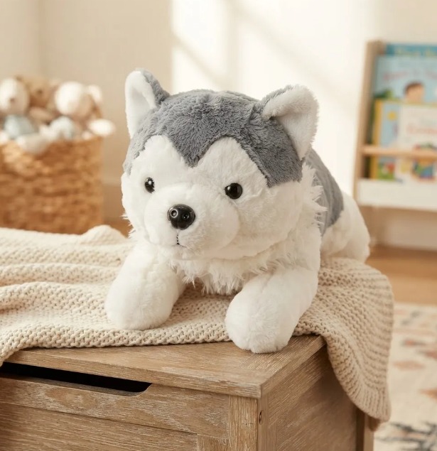 💖🐢🐱 Peluche Con Cobija Suave Y Acogedora 2 En 1 Lobo🐮🐺💖 - Image 2