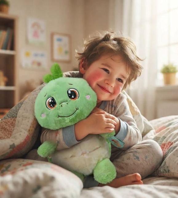 🐢💚Peluche Tortuga Verde Con Beige Ojos Grandes 45cm🐢✨ - Image 3