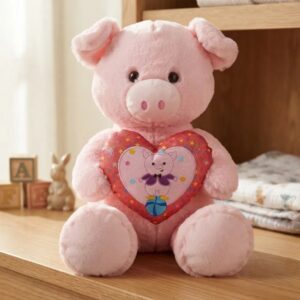 🐷💗 Peluche De Cerdito Rosado Suave Y Adorable 40 cm 🧸✨
