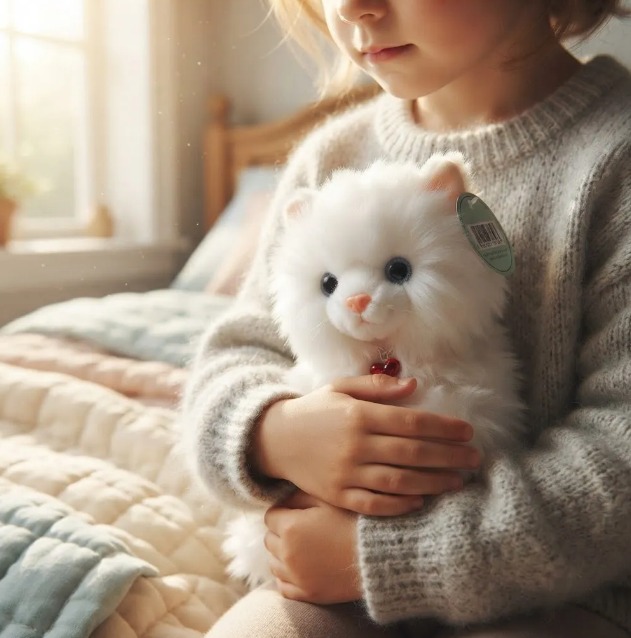 🐱🤍 Peluche Gatito Pequeño Suave Tierno Decorativo Blanco🧸✨ - Image 2