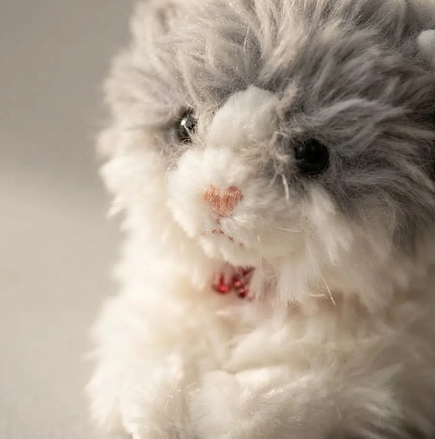 🐱🤍 Peluche Gatito Pequeño Suave Tierno Decorativo Gris🧸✨ - Image 3