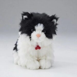 🐱🤍 Peluche Gatito Pequeño Suave Tierno Decorativo Negro Blanco🧸✨