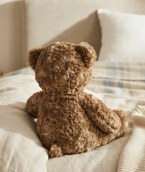 🧸⭐ Oso De Peluche Tierno Con Estrella Dorada 35 cm Chocolate💛✨ - Image 7