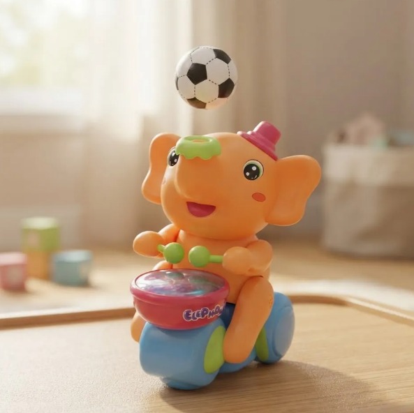 🐘🎵 JUGUETE MUSICAL ELEFANTE CON PELOTAS 🎈✨ - Image 5