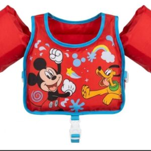 🛟🌊 CHALECO SALVAVIDAS PARA NIÑOS Y NIÑAS 3–6 AÑOS – BESTWAY MICKEY 🏊‍♂️🏖️
