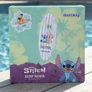 🏄‍♂️ Inflable Montable Bestway Tabla de Surf 1.14 m Azul y Blanco🌊💙