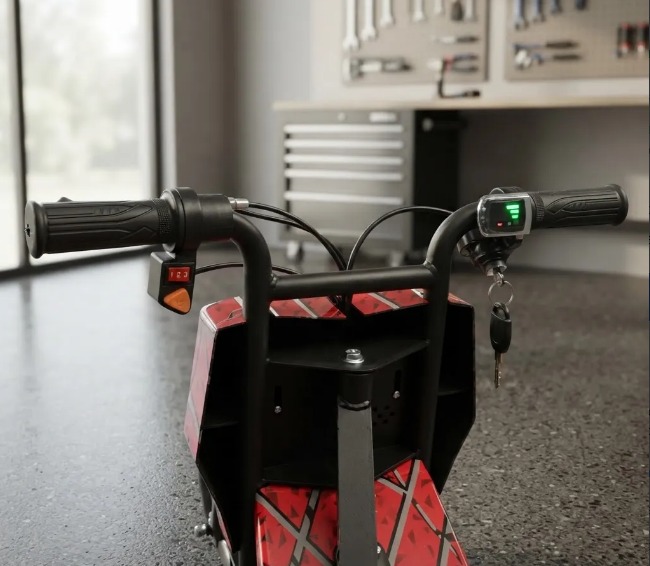 ⚡🏍️ TRICICLO ELÉCTRICO DRIFT TRIKE 360 – 350W – BATERÍA DE LITIO ROJO🔥 - Image 5