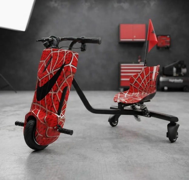 ⚡🏍️ TRICICLO ELÉCTRICO DRIFT TRIKE 360 – 350W – BATERÍA DE LITIO ROJO🔥 - Image 6