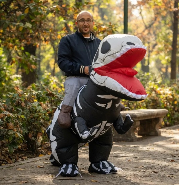 🦖 Disfraces Inflables para Adultos | Dinosaurio Esqueleto🦖 - Image 2