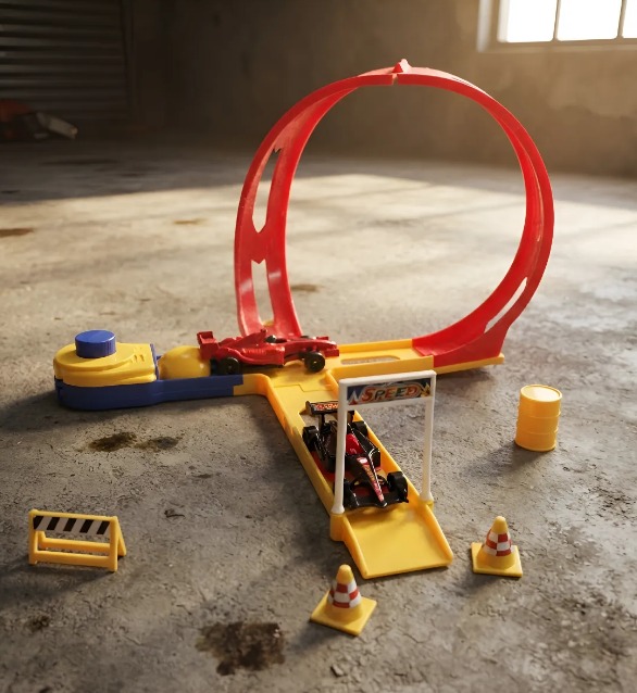 🏎️ Pista de Carreras Max Speed Super Cyclone Stunt Cross 6 Carritos - Image 5